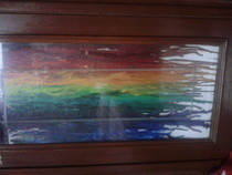 Melted Crayon Art