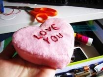 Candy Heart Plushie