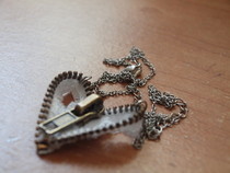 Zipper Heart Necklace