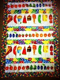 Very Hungry Caterpillar Baby Blanket