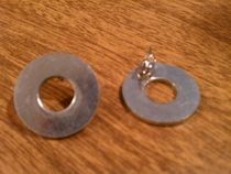 Washer Post Earrings