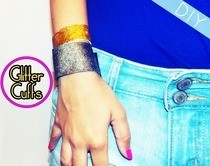 Glitter Cuff Bracelets