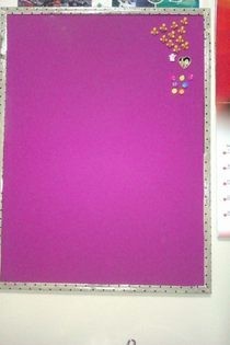 Purple & Polka Dots   Rejuivinated Builliten Board