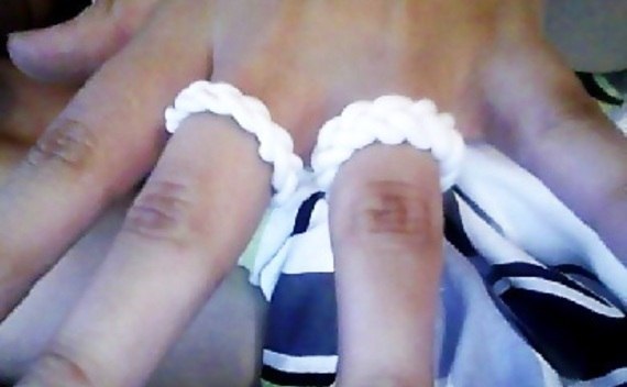 Braided Clay Rings