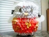 3 D Origami: Hello Kitty