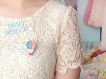 Eraser Brooch