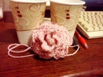 My First Crochet Rose