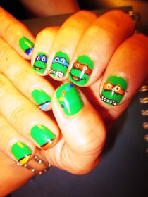 Ninja Turtles Nails