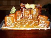 Nativity Scene From Gingerbread