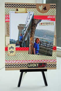 Scrapbook Layout Using Lots Of Washi Tape...