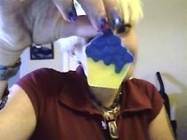 Shrinky Dink Cupcake Pendants