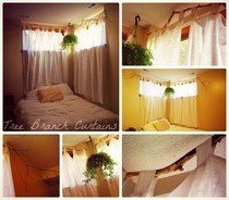 Tree Branch Curtains