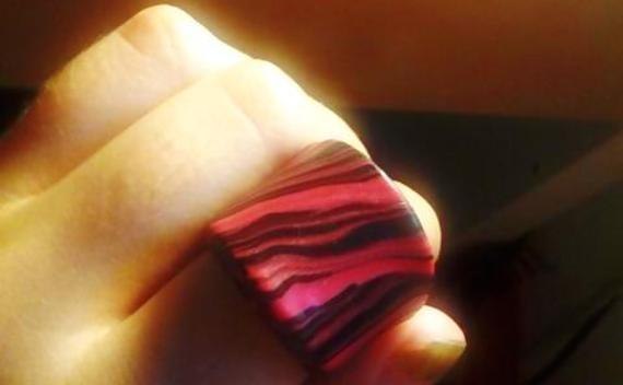 Marbled Polymer Clay Ring