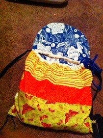 Scrap Fabric Bag