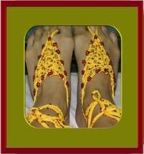Crocheted Barefoot Sandals