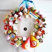 Party Blower Birthday Wreath 