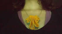 Felt Raindrops Necklace