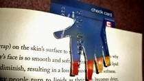 Junk Recycled Credit Card Bookmark