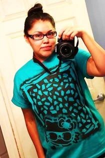 Homemade Leopard/Hello Kitty Shirt:]