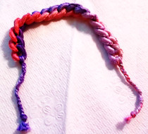 Thread Wrapped Bracelet