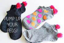 Pump Up Your Peds With Poms!