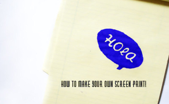 Make Your Own Screen Printing Kit
