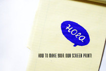 Make Your Own Screen Printing Kit