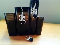 Matching Ring And Earring Set