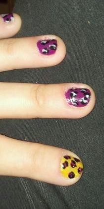 Leopard Nails