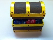 Painted Treasure Chest