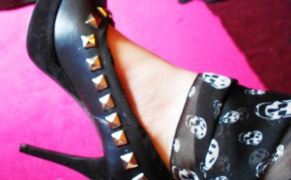 Killer Stud Heels Made From Boots!!