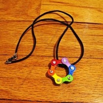 Pride Bike Chain Pendant