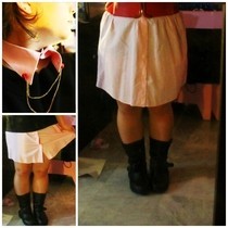 Men's Button Up To Skirt