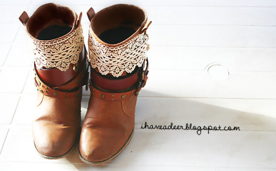 Restyle Old Boots With Belts