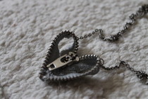 Zipper Heart Necklace