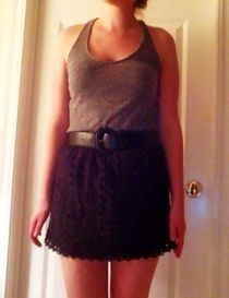 No Sew Shirt To Skirt