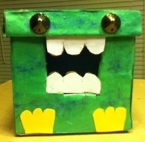 Small Cardboard Monster Box