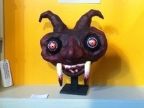 Paper Mache Devil Mask