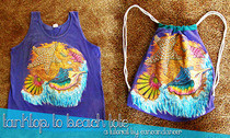 Tank Top To A Drawstring Bag 