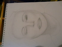 My (Unfinished) Drawing Of Marilyn