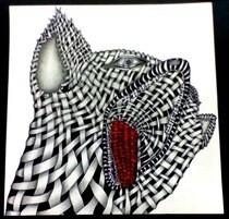 Woven Lemur Drawing