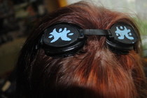 Cyber Goth Goggles. 
