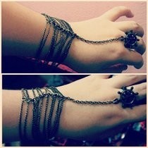 Hand Chain With Ring