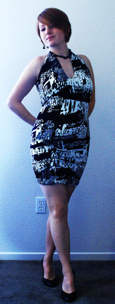 Caligraphy Convertable Dress
