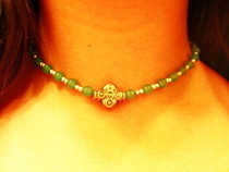 Silver And Turquoise Choker