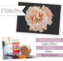 Coffee Filter Flowers Diy