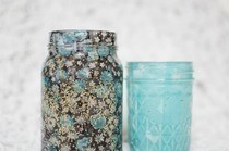 Fabric Jar Luminary Diy