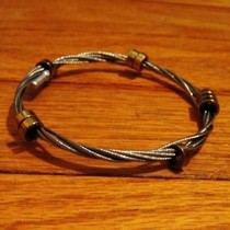 Bike Chain And Shifter Cable Bracelet
