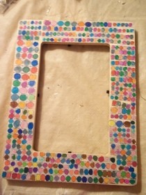 Polka Dotted Frame