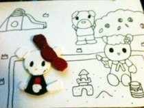 Hello Kitty Crayon